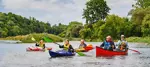 paddlers on the Grand River