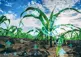 crops growing in soil