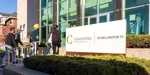 students entering Conestoga building at 50 Wellington Street